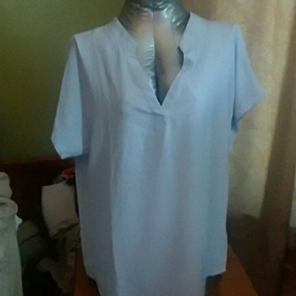 A blue blouse!